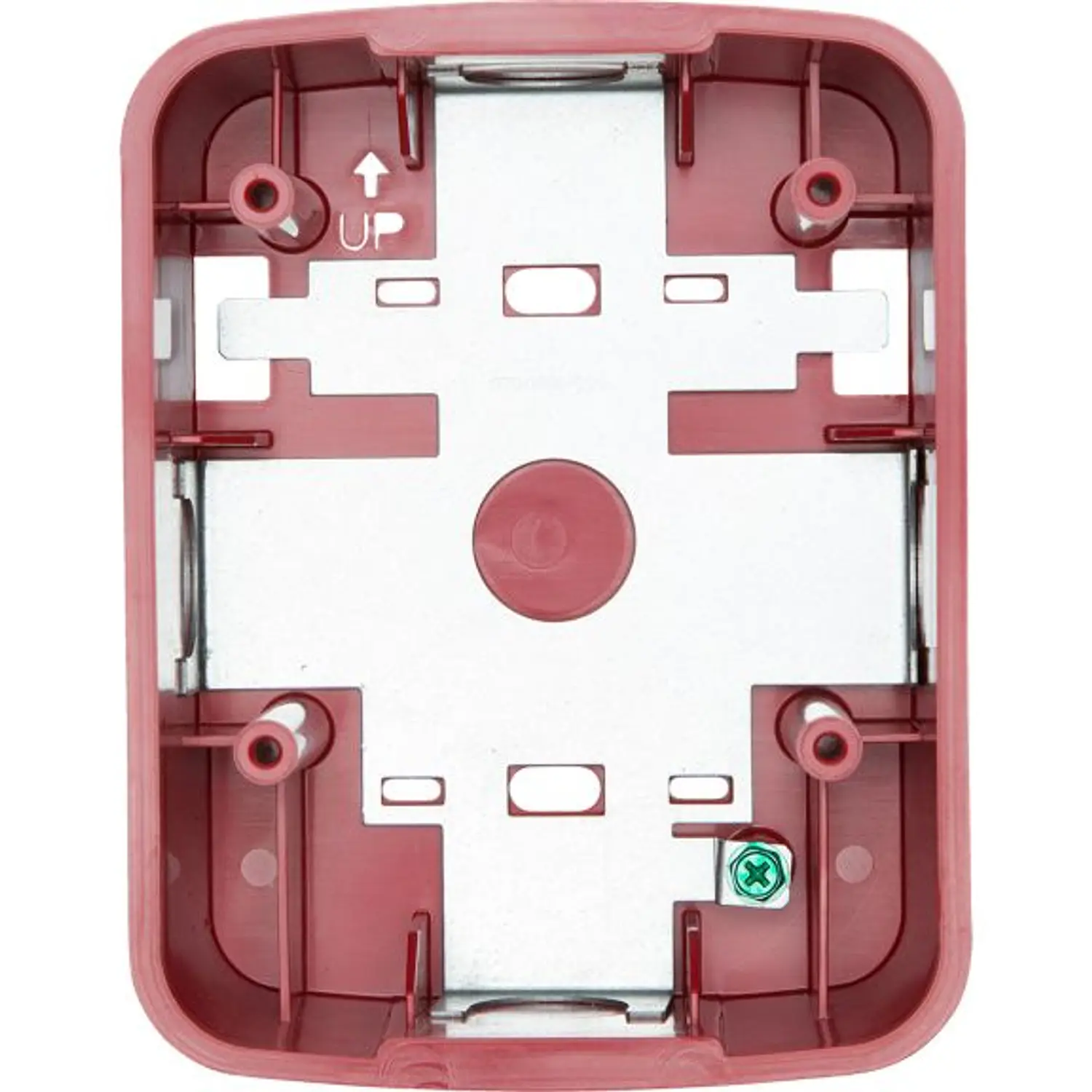 System Sensor SBBRL, Caja Trasera de Superficie, Roja, Serie L, Muro, Bocinas y Estrobos 1