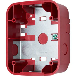 System Sensor SBBRL, Caja Trasera de Superficie, Roja, Serie L, Muro, Bocinas y Estrobos