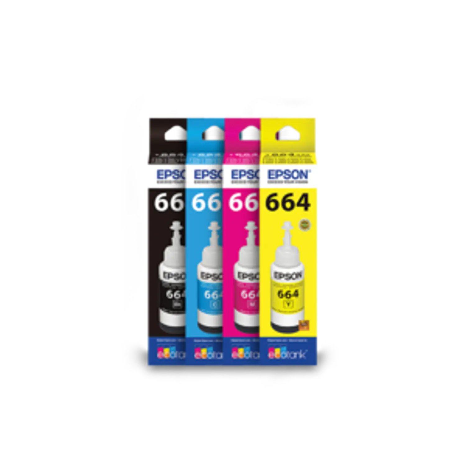 Epson T664420-AL, Botella de Tinta Original 664, 70 ml, Amarillo, EcoTank 2