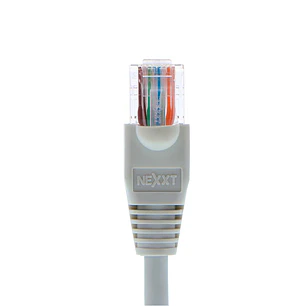 Nexxt Solutions AB360NXT01, Cable de Red Cat5e UTP, RJ45, 0.9 m, 24AWG, CM, Gris