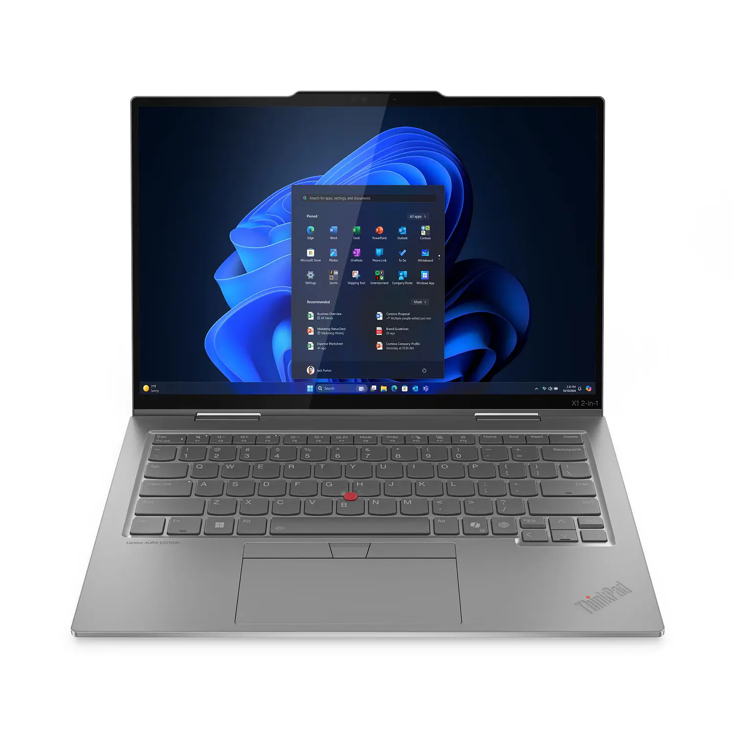Lenovo ThinkPad X1 2 en 1 Gen 10 Aura Edition, 14