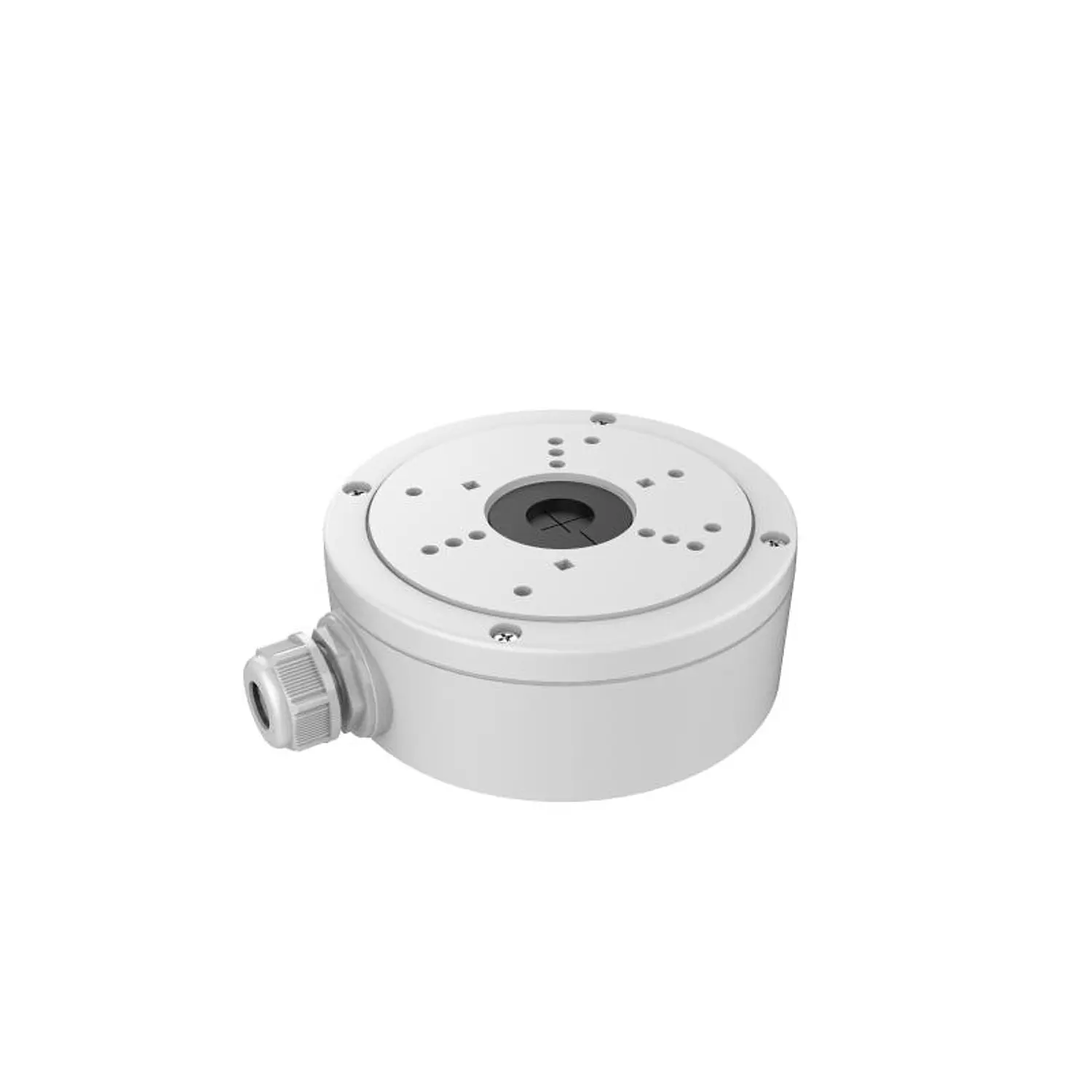 Hikvision DS-1280ZJ-S, Caja de Conexiones para Cámara Domo, Aluminio, Blanco