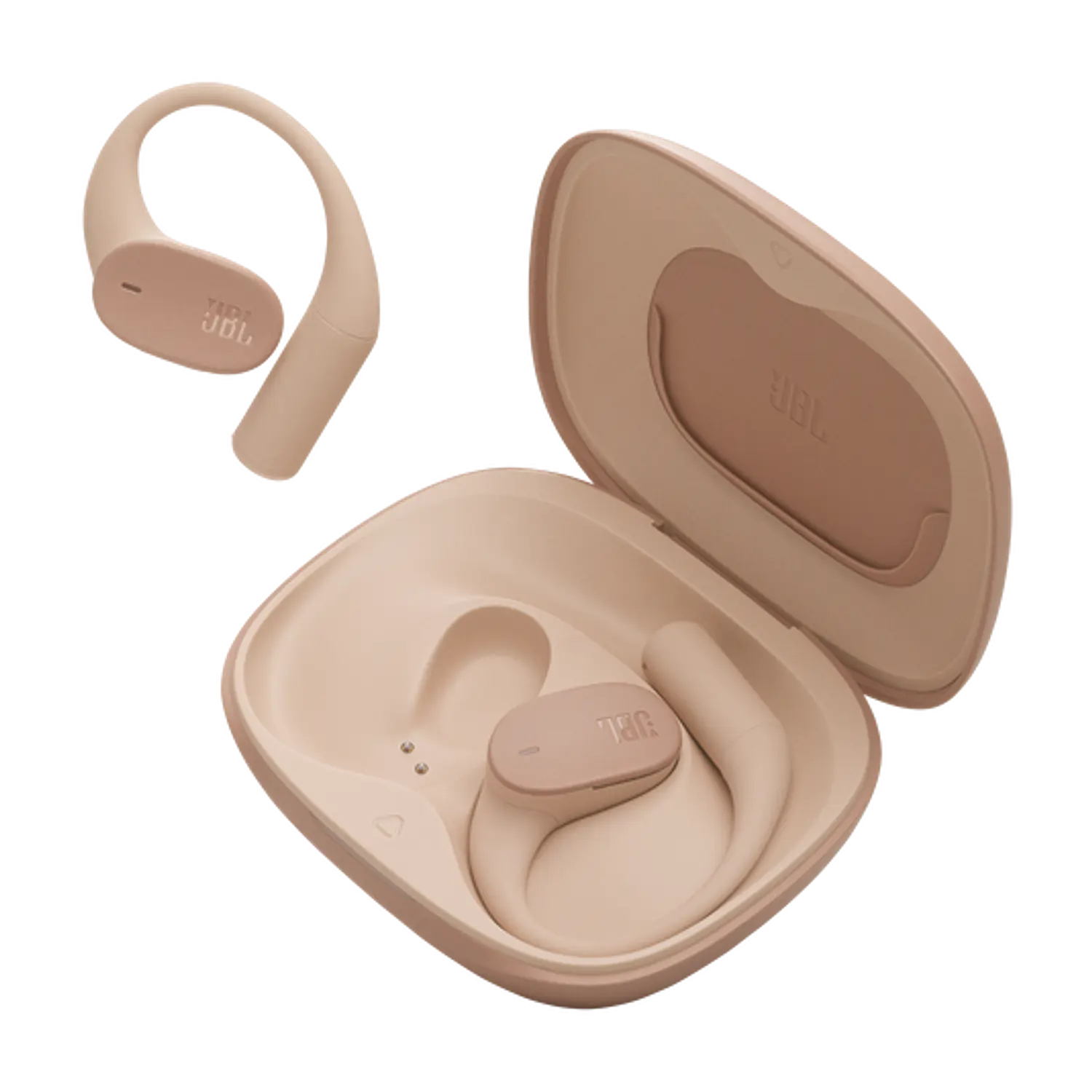 JBL Sense Lite, Audífonos Abiertos TWS, Bluetooth 5.4, IP54, 32h, 4 Micrófonos, Beige 4