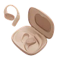 JBL Sense Lite, Audífonos Abiertos TWS, Bluetooth 5.4, IP54, 32h, 4 Micrófonos, Beige - Miniatura 4