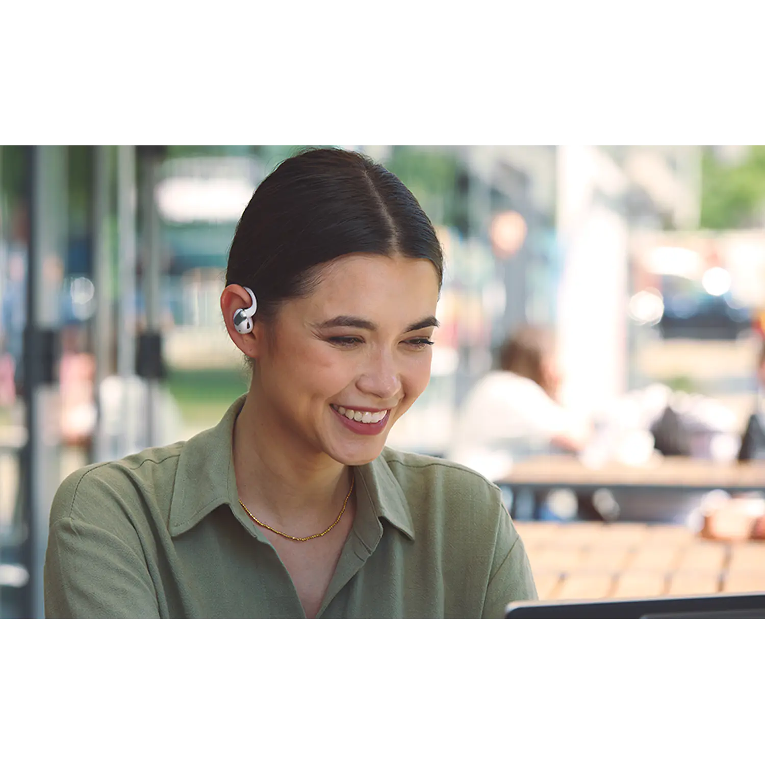 JBL Sense Pro, Audífonos Diseño Abierto, Bluetooth 6.0, LDAC, 4 Micrófonos, 38h, IP54, Morado 11