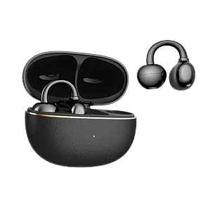 HONOR CHOICE Earbuds Clip 2 Pro, Audífonos Abiertos, Bluetooth 5.4, 44h, Carga Inalámbrica, Negro