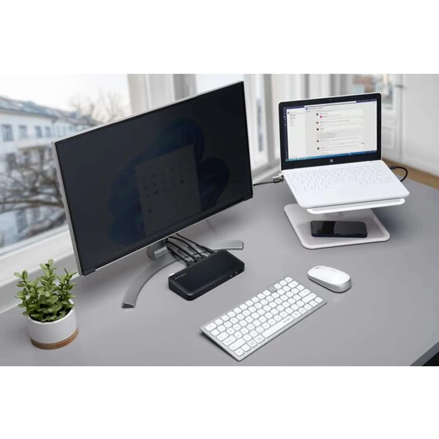 Kensington SureTrack K75353WW, Mouse Inalámbrico Dual, Bluetooth 5.0, USB, 4000 DPI, Blanco 5