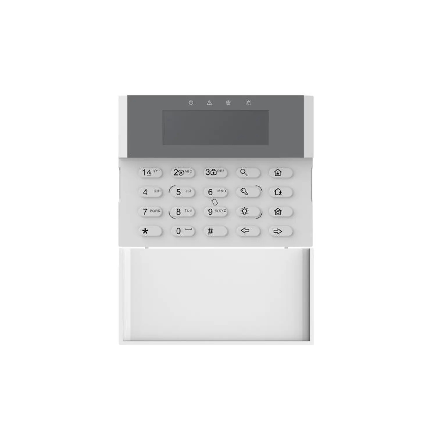 Hikvision DS-PK1-LRT-HWB, Teclado LCD Cableado AX Hybrid Pro, RFID, RS-485, 433MHz, 64 Llaveros 3