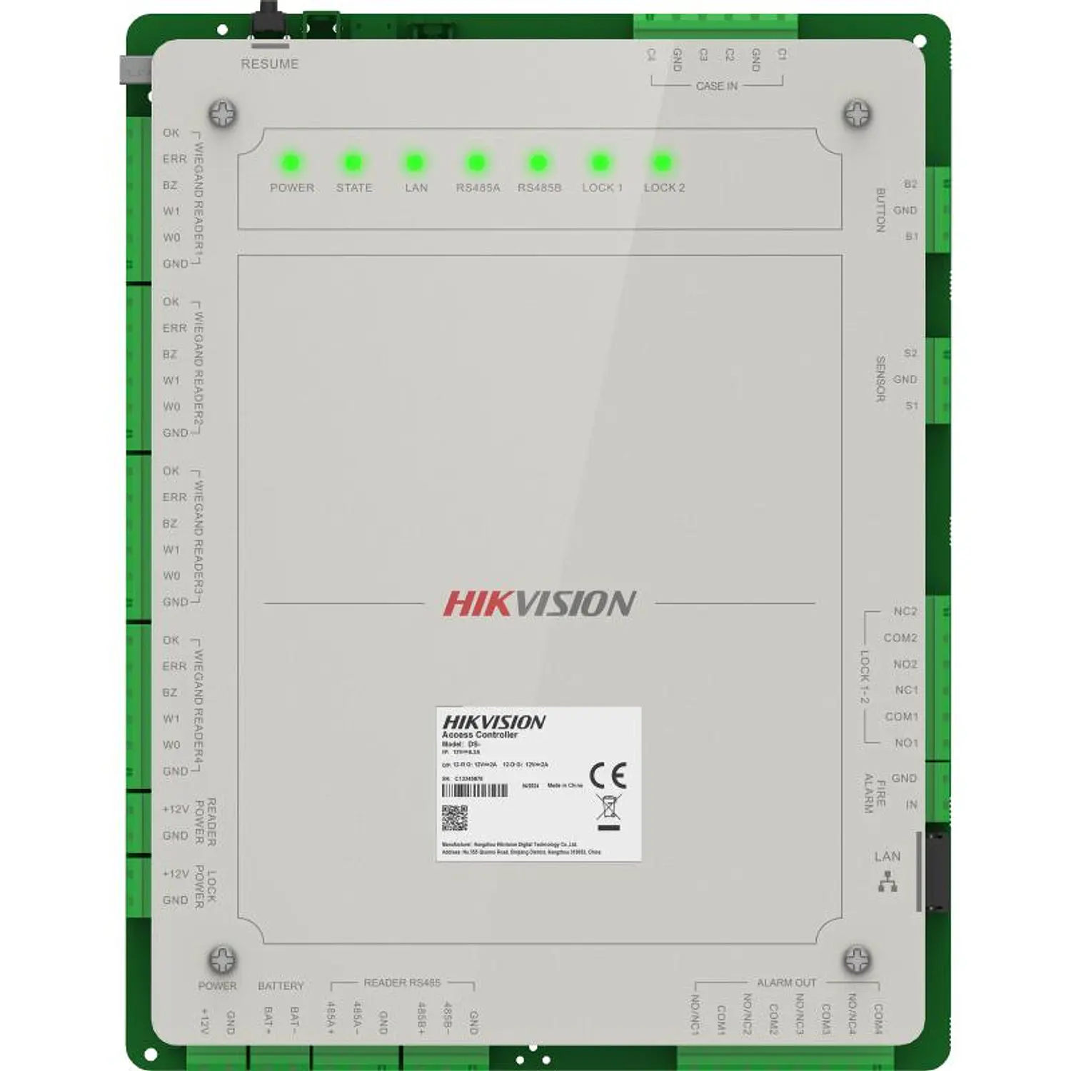Hikvision DS-K2622X, Controlador de Acceso 2 Puertas, OSDP, Wiegand, Anti-Passback, TLS 1.2, Web 4