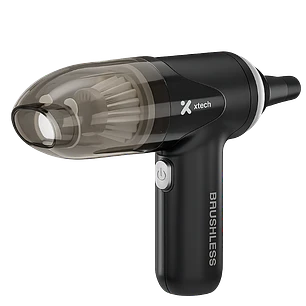 Xtech XTA-811 BlitzAir, Aspiradora y Soplador 2 en 1, 60W, 60000 RPM, 10 kPa, USB-C, Negro