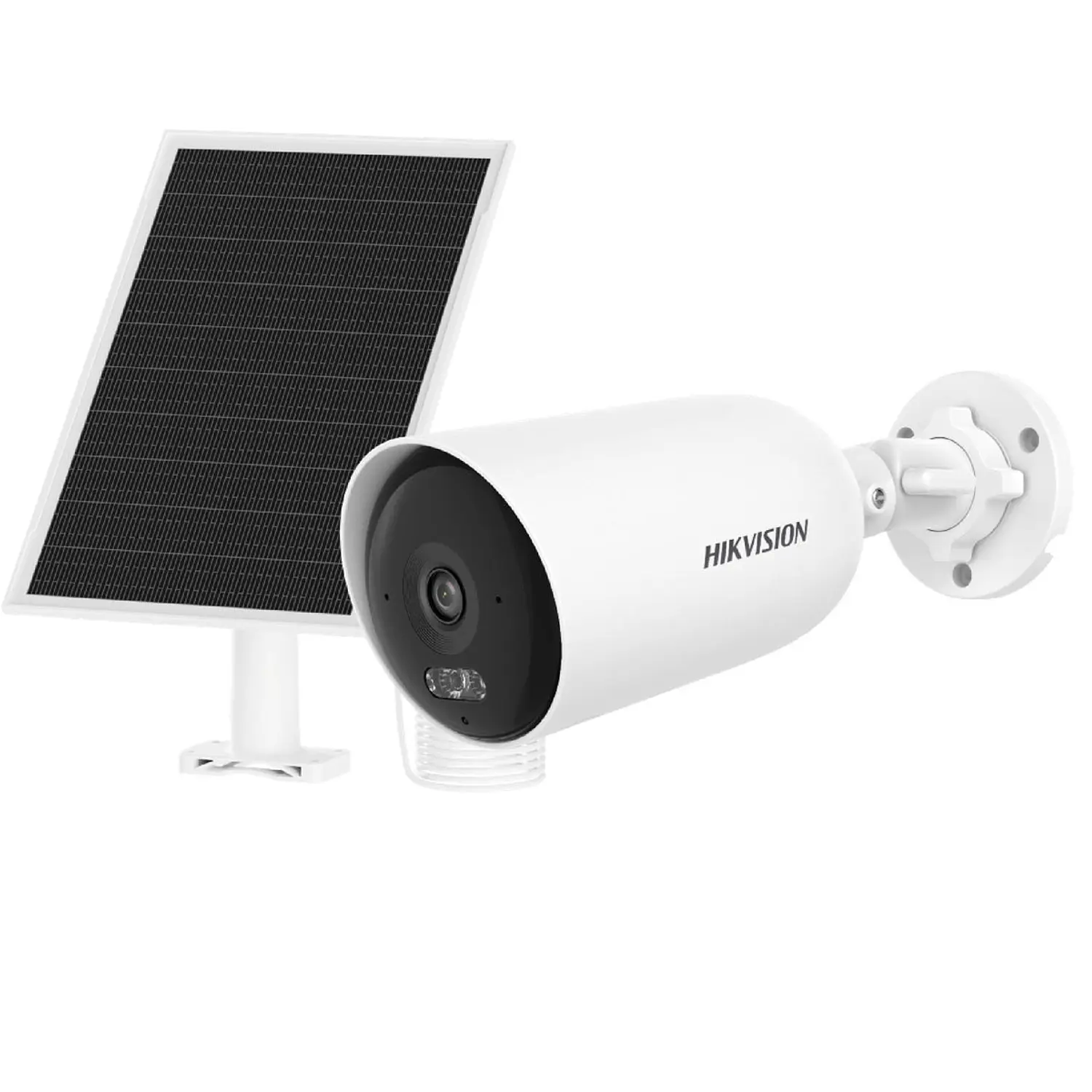 Hikvision DS-2CFS04/4G/LA, Cámara Bala Solar 4G 4MP, 2.8mm, 9000mAh, AOV 24/7, Audio, IP66