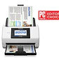 Epson DS-790WN, Escáner Dúplex, 45ppm, 90ipm, ADF 100 Hojas, Wi-Fi, LAN, Pantalla 4.3