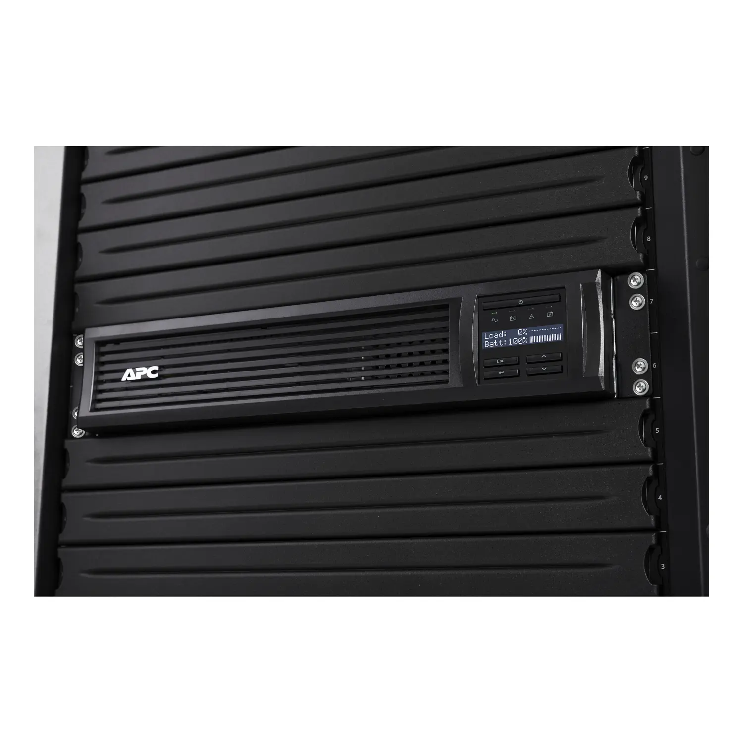 APC SMT3000RMI2UC, Smart-UPS 3000VA, 2700W, Rack 2U, 230V, SmartConnect, AVR, LCD, 9 IEC 3