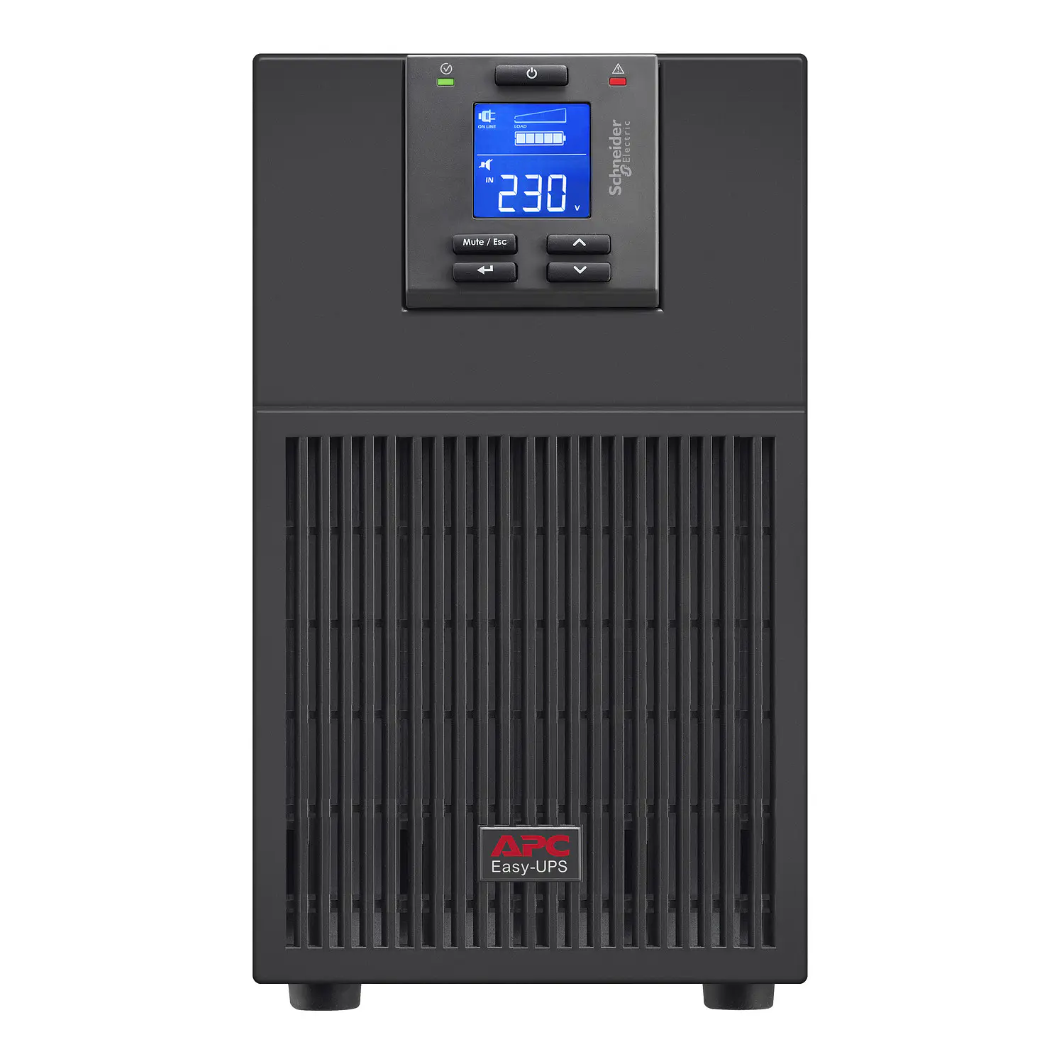 APC SRV3KI, Easy UPS On-Line 3000VA, 2400W, Torre, 230V, LCD, USB, RS-232, 7 Salidas IEC 2