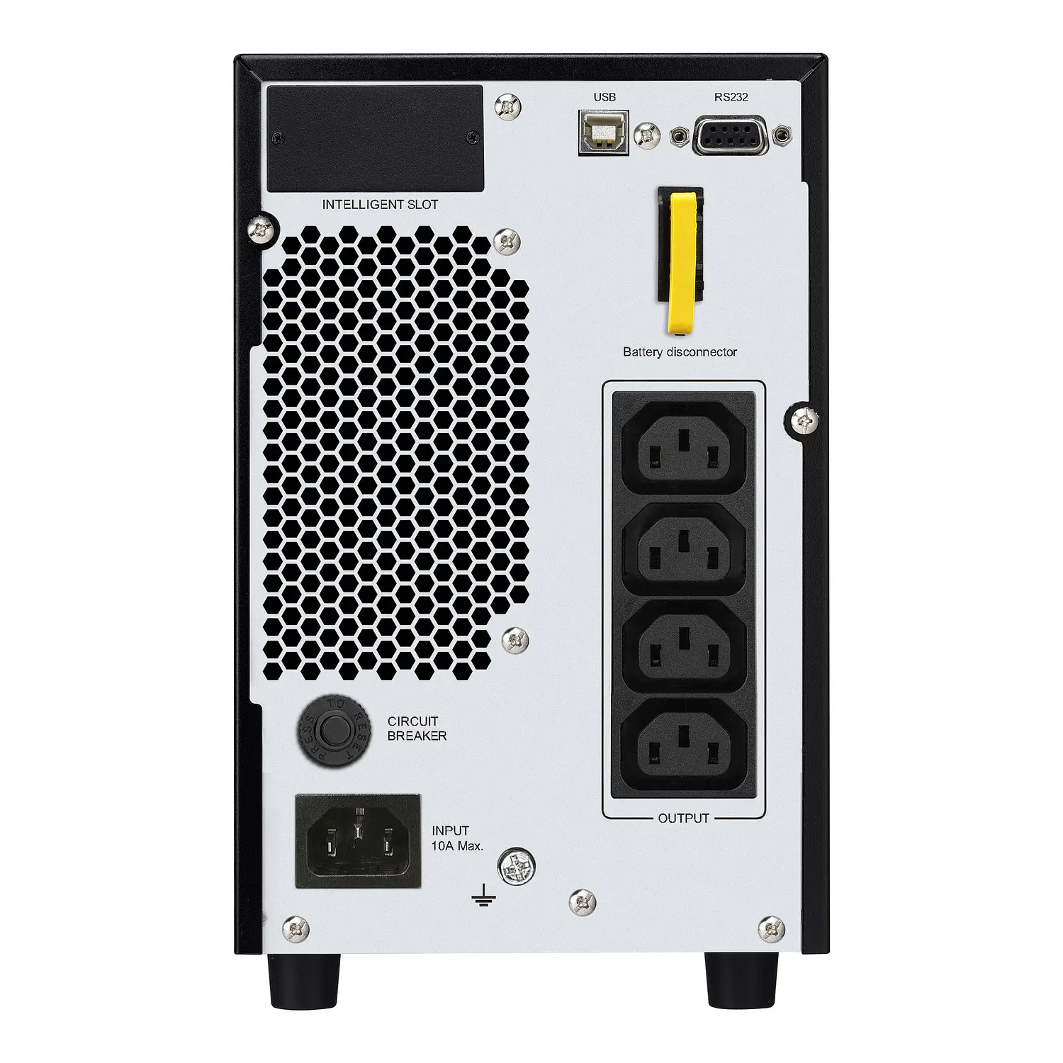 APC SRV2KI, Easy UPS On-Line 2000VA, 1600W, Torre, 230V, LCD, USB, RS-232, 4 IEC 2