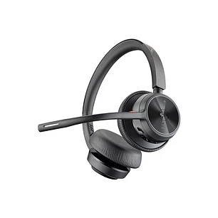 Poly Voyager 4320, Audífono Bluetooth, USB-A, Microsoft Teams, BT700, 32 mm, 24h, Negro