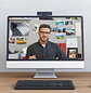 Logitech C925e, Cámara Web Full HD 1080p, 30fps, USB-A, 78°, H.264, Enfoque Automático, Privacidad - Miniatura 5