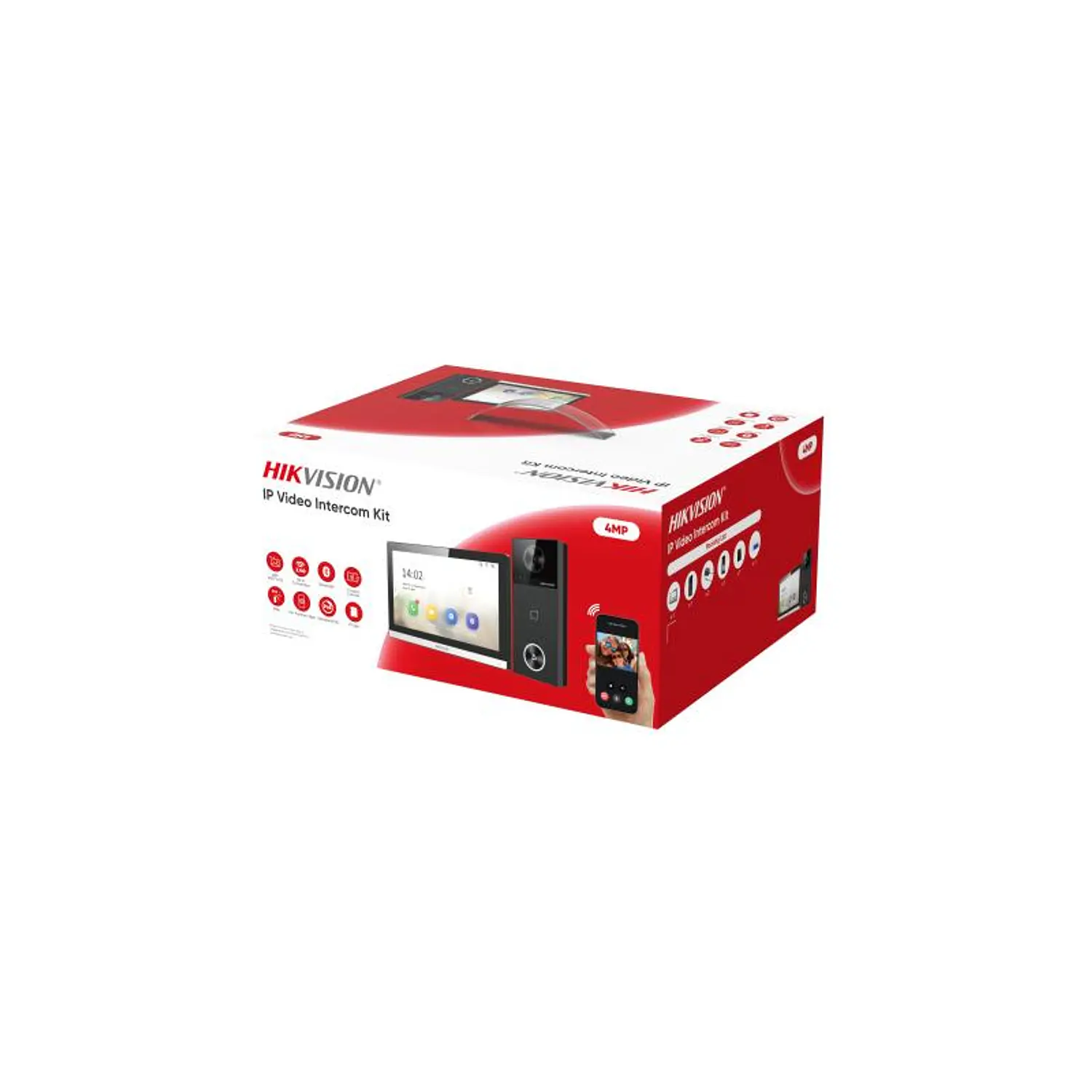 Hikvision DS-KIS610-P, Kit Videoportero IP 4MP, 7