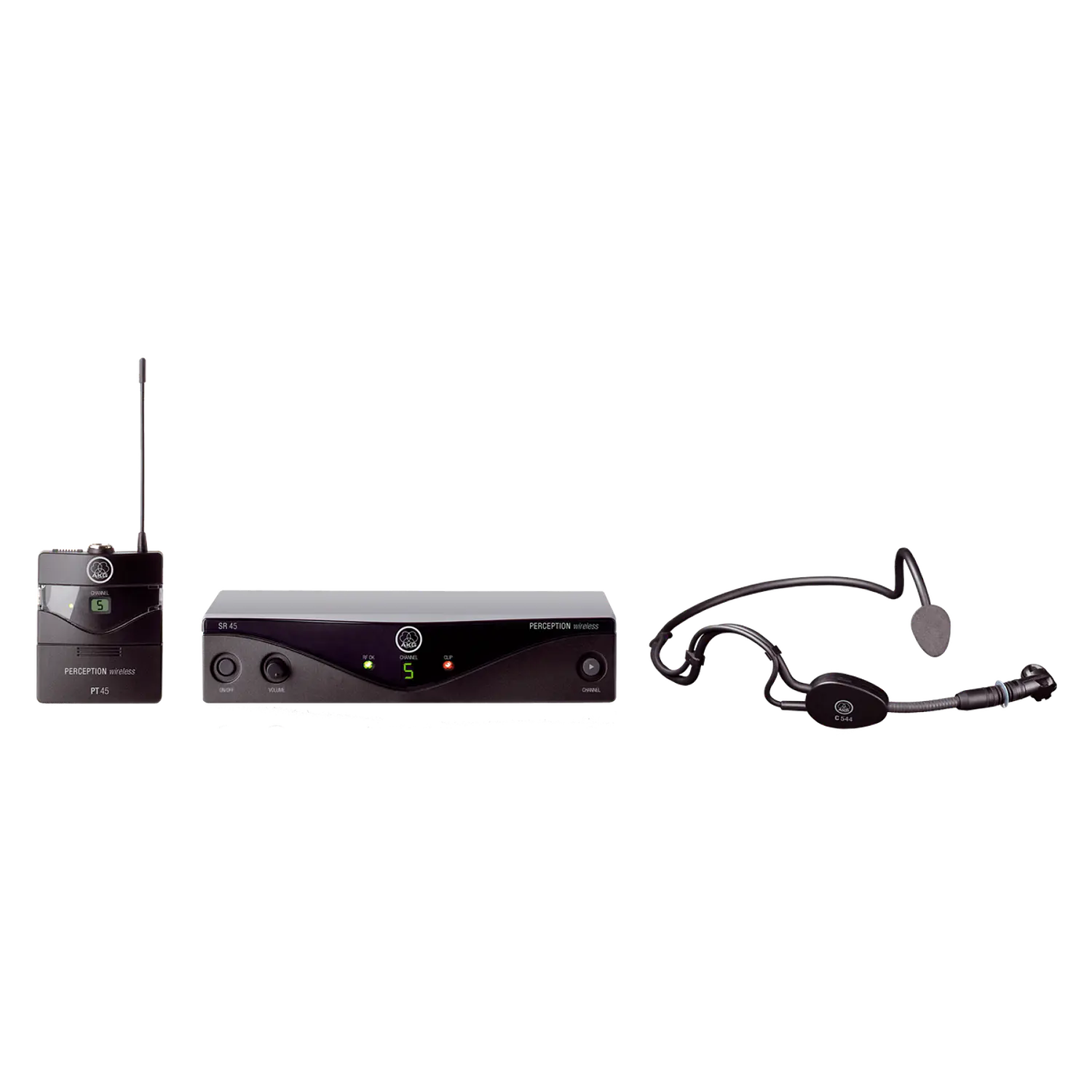 AKG Perception Wireless 45 Sports Set, Micrófono Inalámbrico UHF, Banda A, C544 L, PT45, SR45 3
