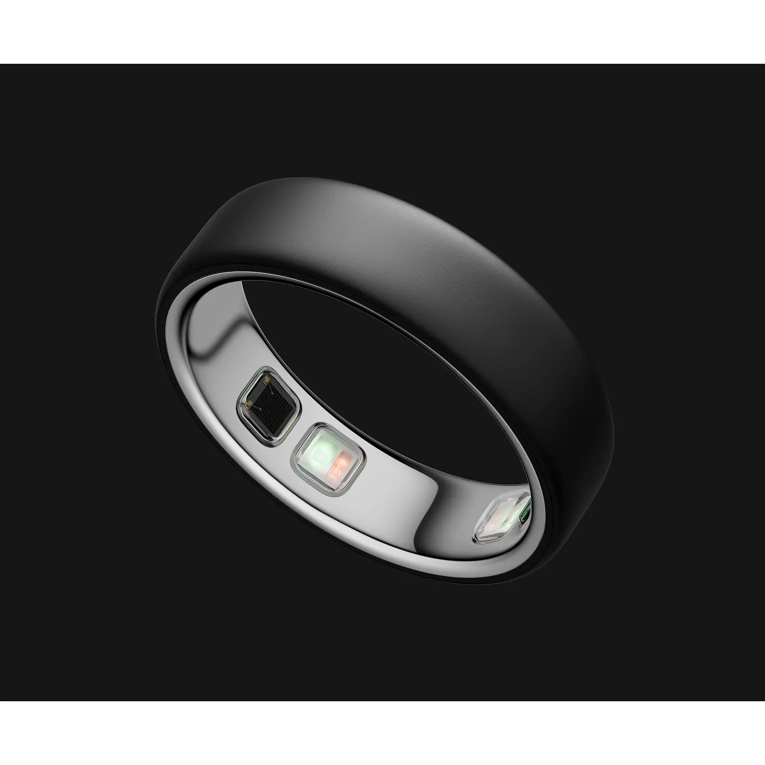 Oura Ring 5, Estuche de Carga Portátil, Talla 8, Gris, Qi 1.3, USB-C, Hasta 5 Cargas 1