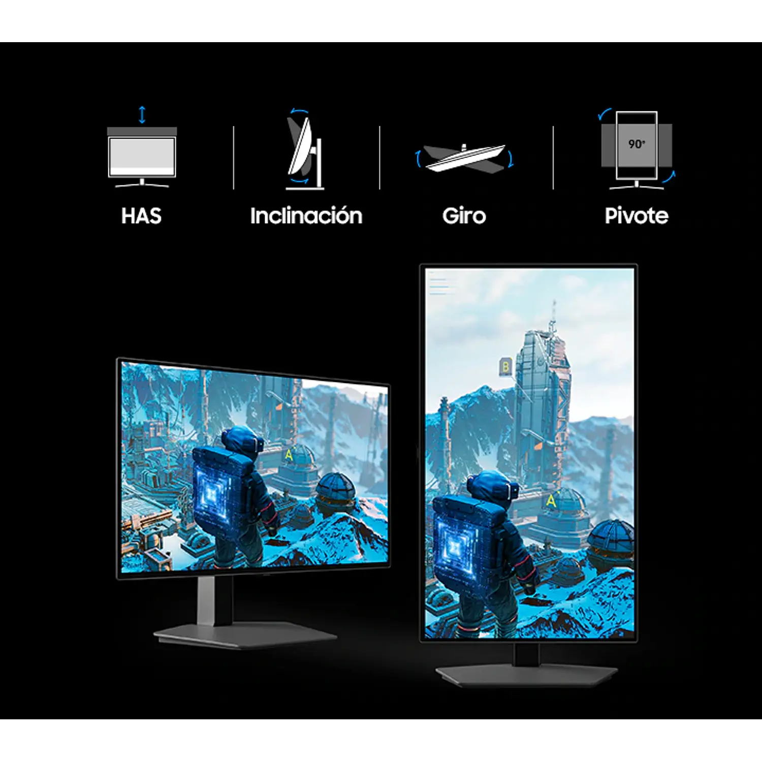 Samsung Odyssey OLED G8 G80SH Monitor Gamer 32, 4K QD-OLED, 240Hz, 0.03ms, USB-C 98W 18