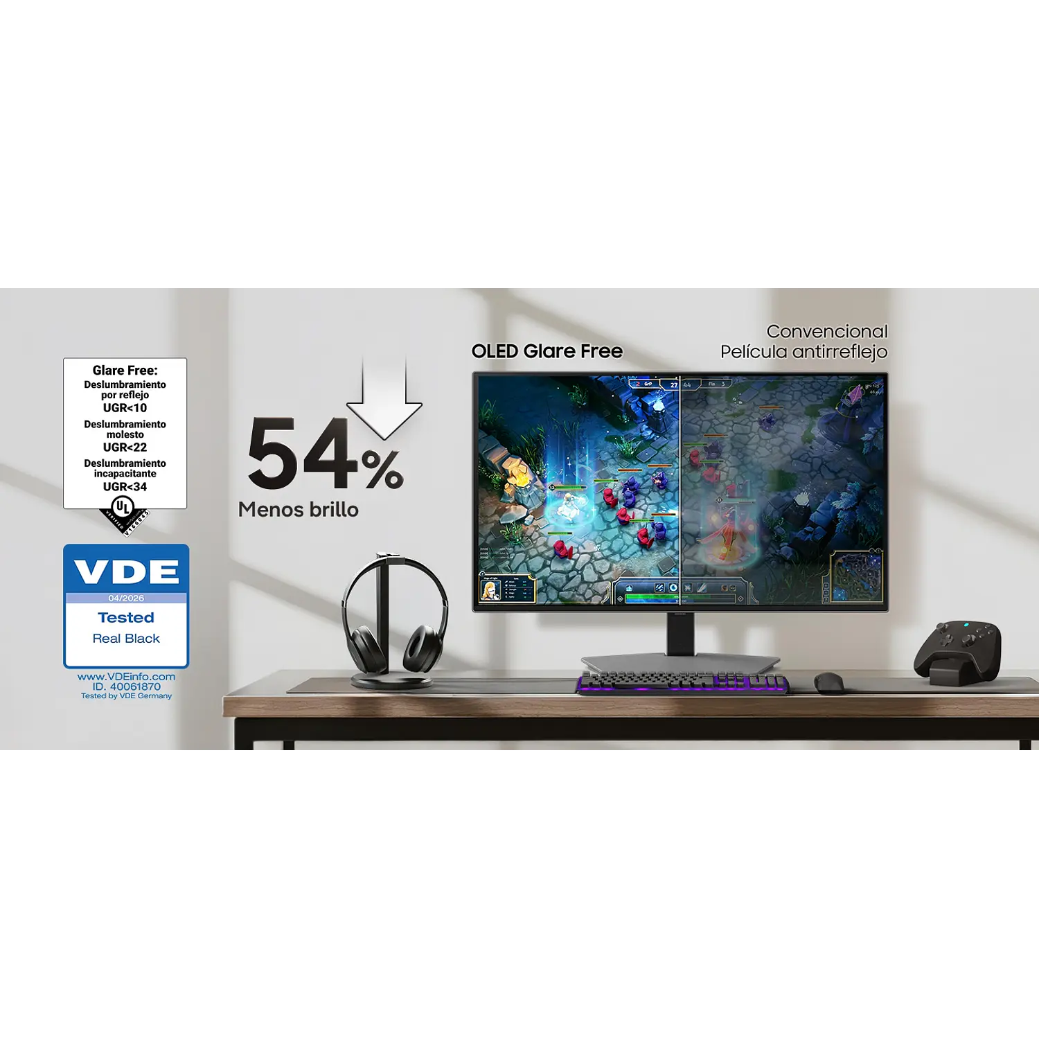 Samsung Odyssey OLED G8 G80SH Monitor Gamer 32, 4K QD-OLED, 240Hz, 0.03ms, USB-C 98W 24