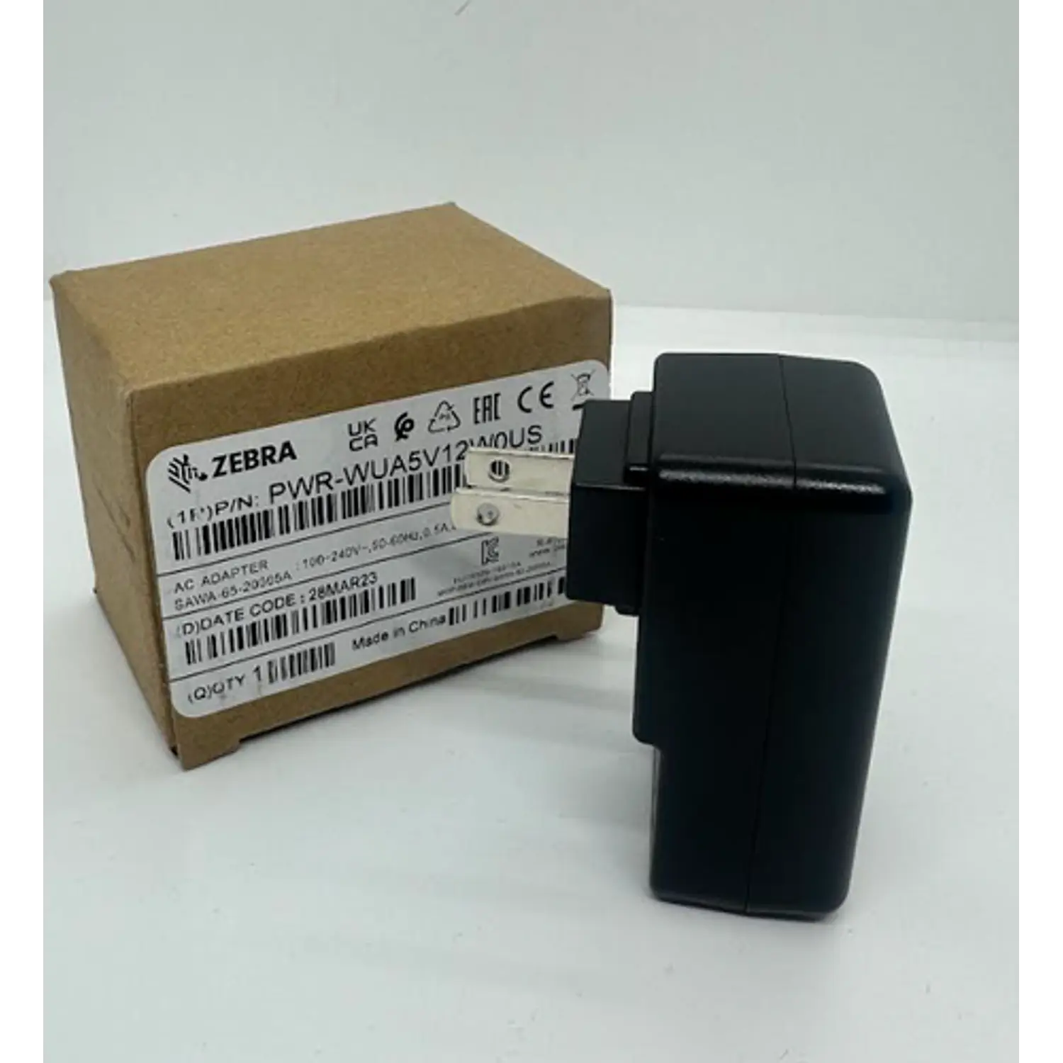Zebra PWR-WUA5V12W0US, Cargador USB-A 12.5W, 5V 2.5A, 100-240V, Enchufe US, Negro 3