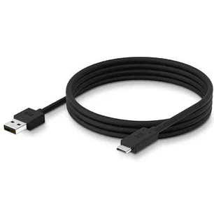 Zebra CBL-TC5X-USBC2A-01, Cable USB-A a USB-C, 1m, Carga y Comunicación, Negro