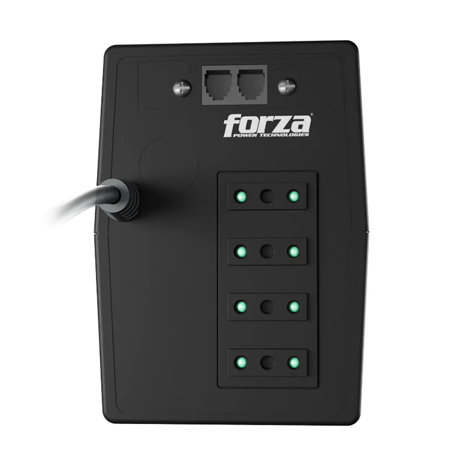 Forza NT-1012C UPS Interactiva 1000VA/500W, 220V, 4 Tomas Italianas CEI, AVR, RJ11 4