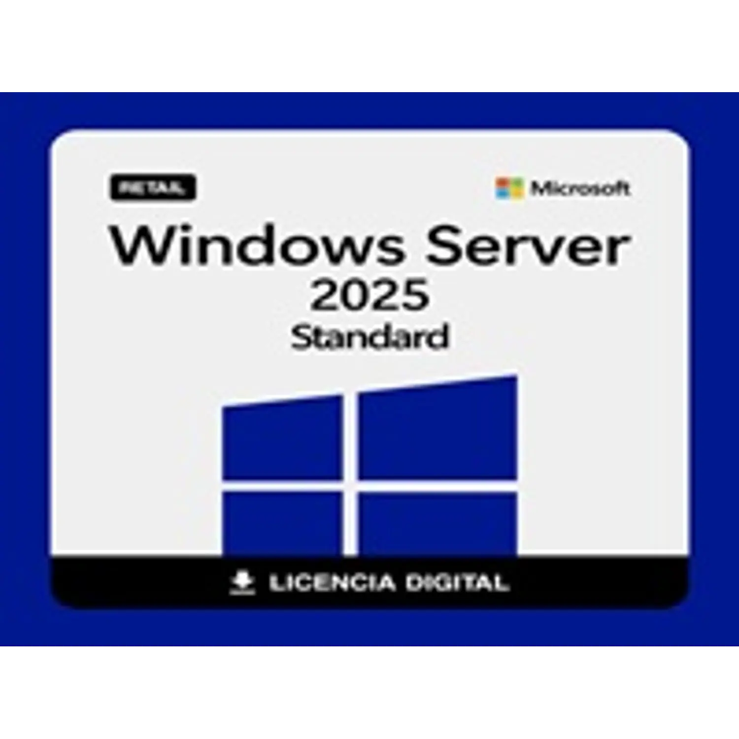 Dell 634-CVFM Windows Server 2025 Standard ROK, Licencia 16 Cores, Hasta 2 VM