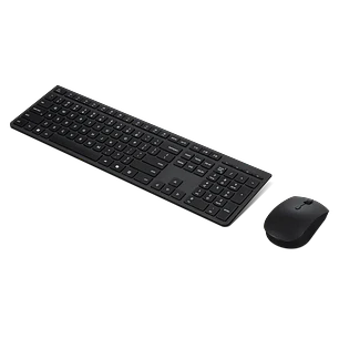 Lenovo 4X31R64337 Combo Teclado y Mouse Inalámbrico Professional Recargable, Bluetooth/2.4GHz, 4000 DPI, Español LA