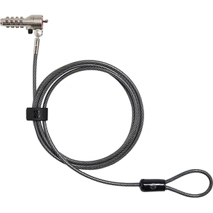 HP 63B31AA, Candado Nano para Notebook, Combinación 4 Dígitos, Cable 1.83m, Giro 360°