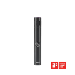 AKG C151, Micrófono Condensador Cardioide, Diafragma 16 mm, XLR, 20Hz a 20kHz, 143dB SPL, Negro