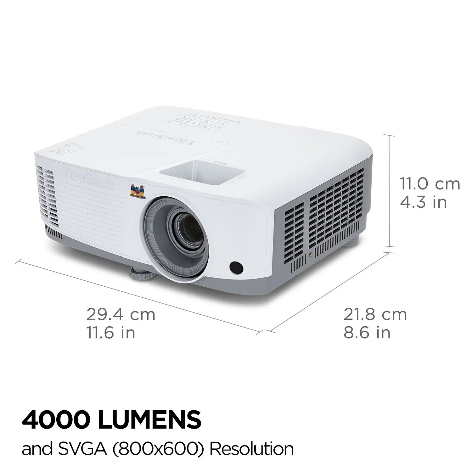 ViewSonic PA503S Proyector DLP SVGA, 4.000 ANSI, HDMI, SuperColor, 300”, 15.000h 9