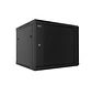 Nexxt Solutions NPC-F9U66B Gabinete Rack Mural 9U 19”, 600x600mm, 35kg, 2 Ventiladores, Negro - Miniatura 1