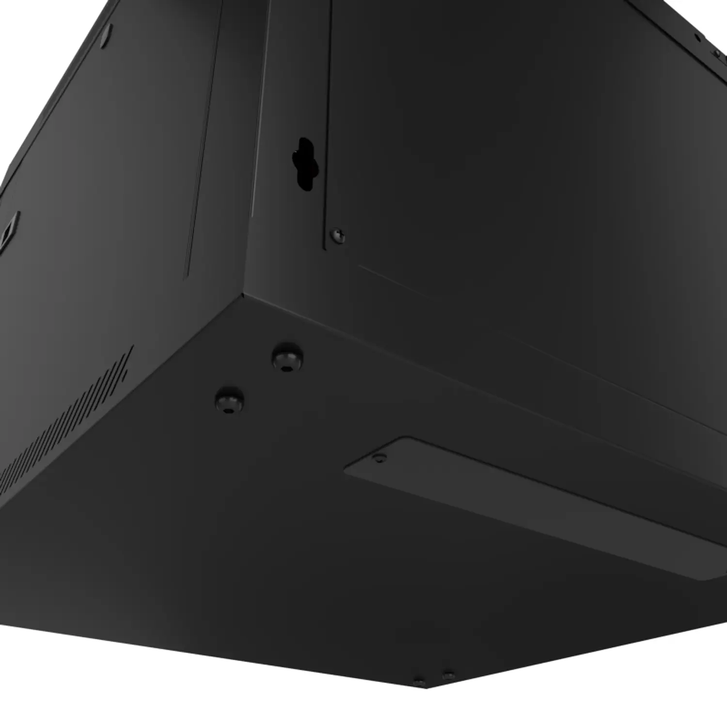 Nexxt Solutions NPC-F9U66B Gabinete Rack Mural 9U 19”, 600x600mm, 35kg, 2 Ventiladores, Negro 3