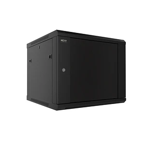 Nexxt Solutions NPC-F15U66B Gabinete Rack Mural 15U 19”, 600x600mm, 35kg, 2 Ventiladores, Negro