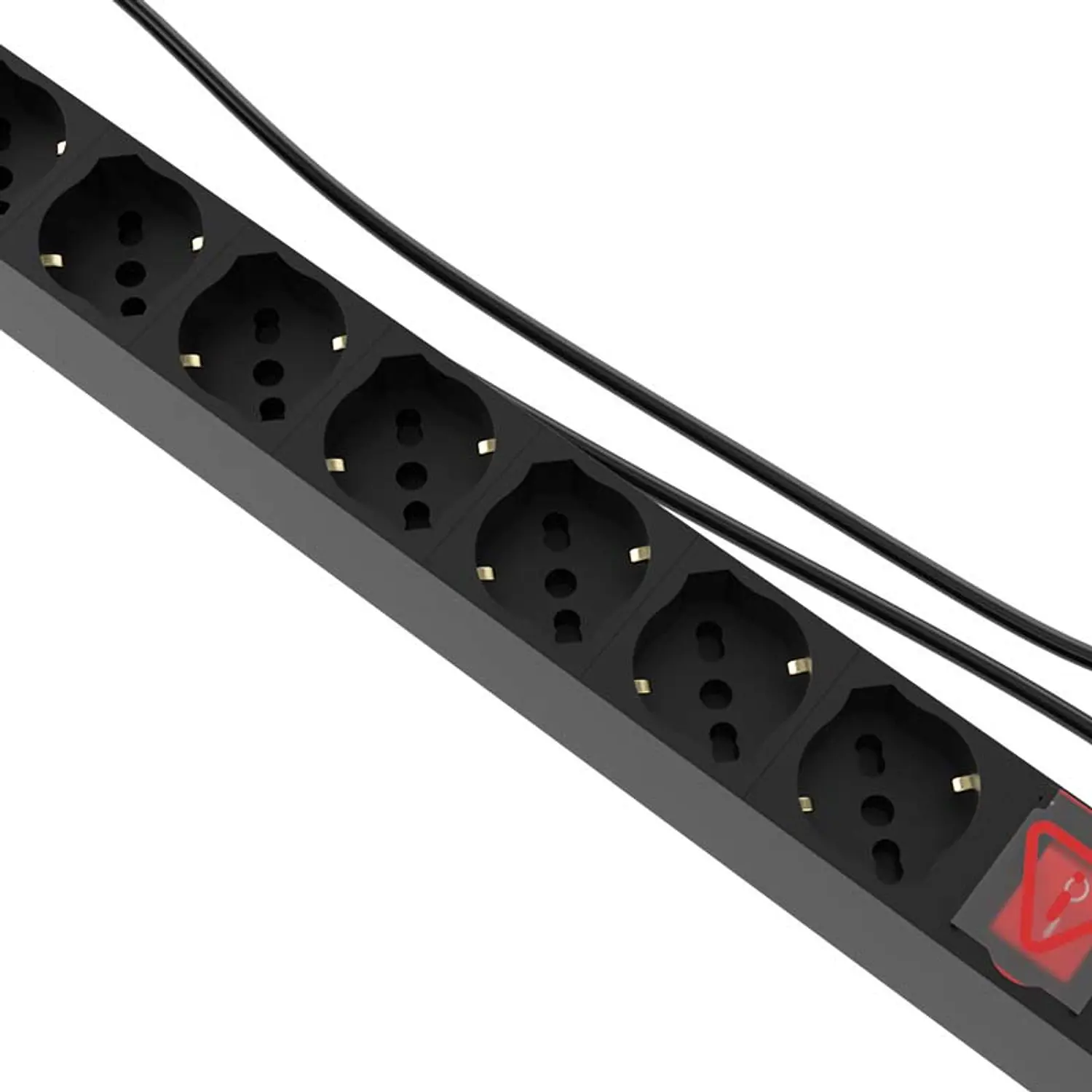 Nexxt Solutions NPD-21U8I16A PDU Rack 1U, 8 Tomas, 220V, 16A, 1650W, Supresor de Sobretensión, Negro 4
