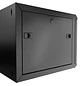 Nexxt Solutions NEC-F4U64B Gabinete Rack Mural 4U 19”, 600x450mm, 60kg, Vidrio Templado, Negro - Miniatura 4