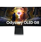 Samsung Odyssey OLED G8 G85SD Monitor Gamer Curvo 34”, UWQHD OLED, 175Hz, 0.03ms, HDMI 2.1, Smart TV, Plata - Miniatura 1