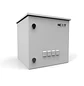 Nexxt Solutions NPC-O12U66P Gabinete Rack Exterior 12U 19”, 600x600mm, IP55, 100kg, Montaje en Poste, Gris - Miniatura 2