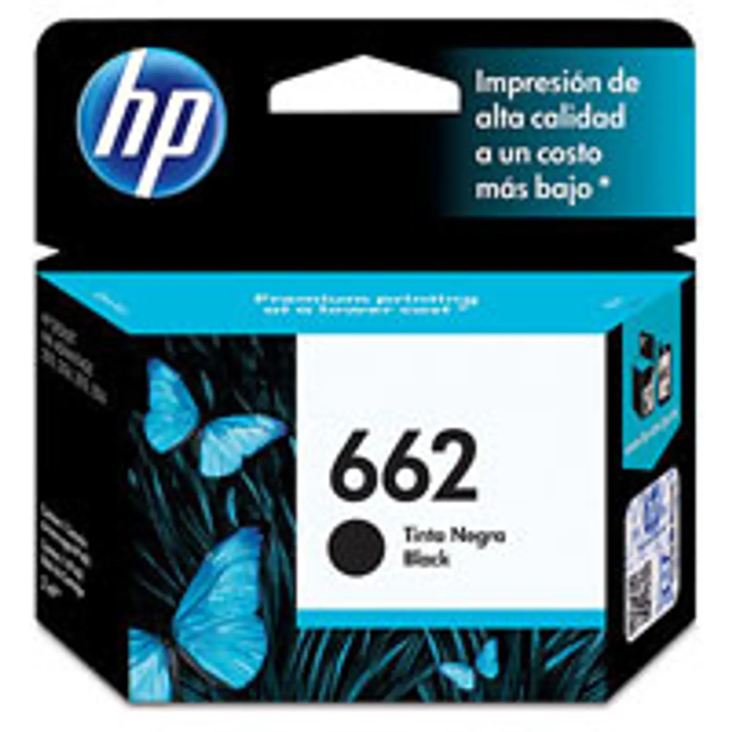 HP 662 CZ103AL Cartucho de Tinta Negro Original, 2ml, 120 Páginas
