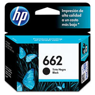 HP 662 CZ103AL Cartucho de Tinta Negro Original, 2ml, 120 Páginas