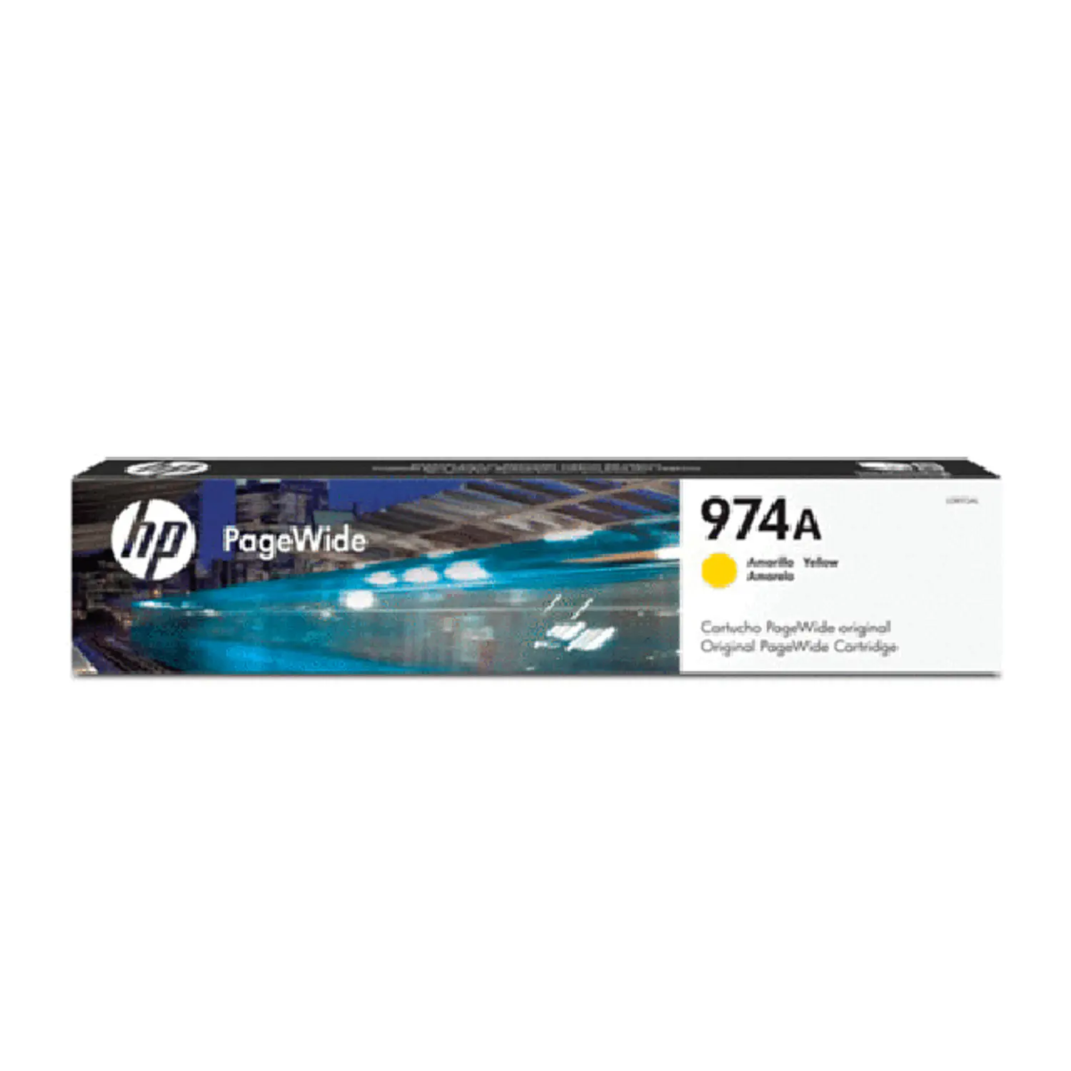 HP 974A L0R93AL Cartucho de Tinta Amarillo Original PageWide, 3.000 Páginas
