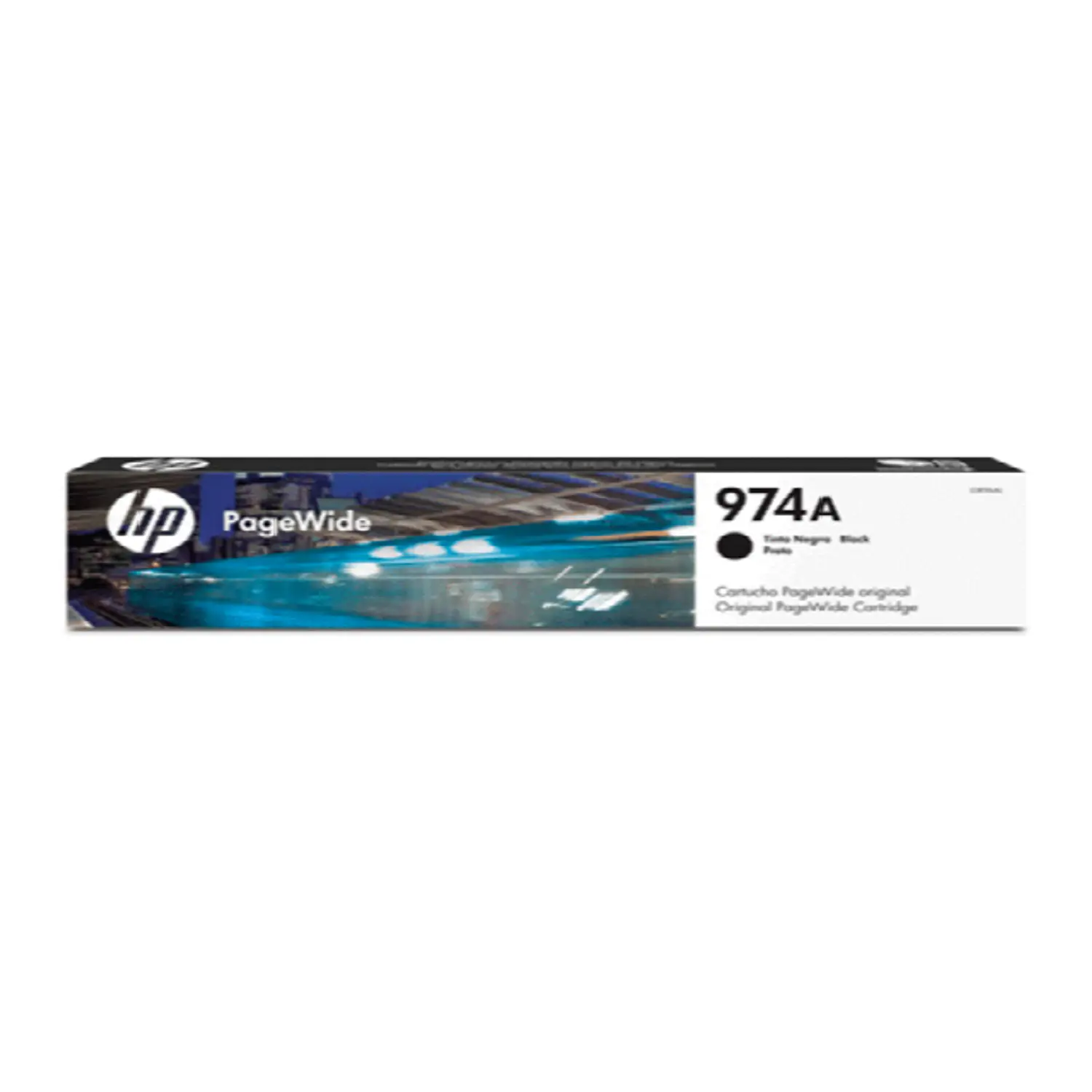 HP 974A L0R96AL Cartucho de Tinta Negro Original PageWide, 3.500 Páginas
