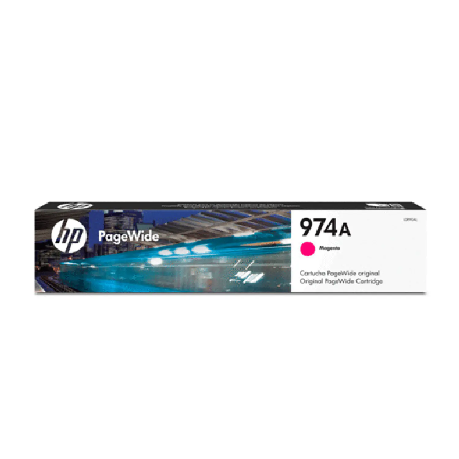 HP 974A L0R90AL Cartucho de Tinta Magenta Original PageWide, 3.000 Páginas