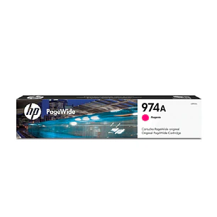HP 974A L0R90AL Cartucho de Tinta Magenta Original PageWide, 3.000 Páginas
