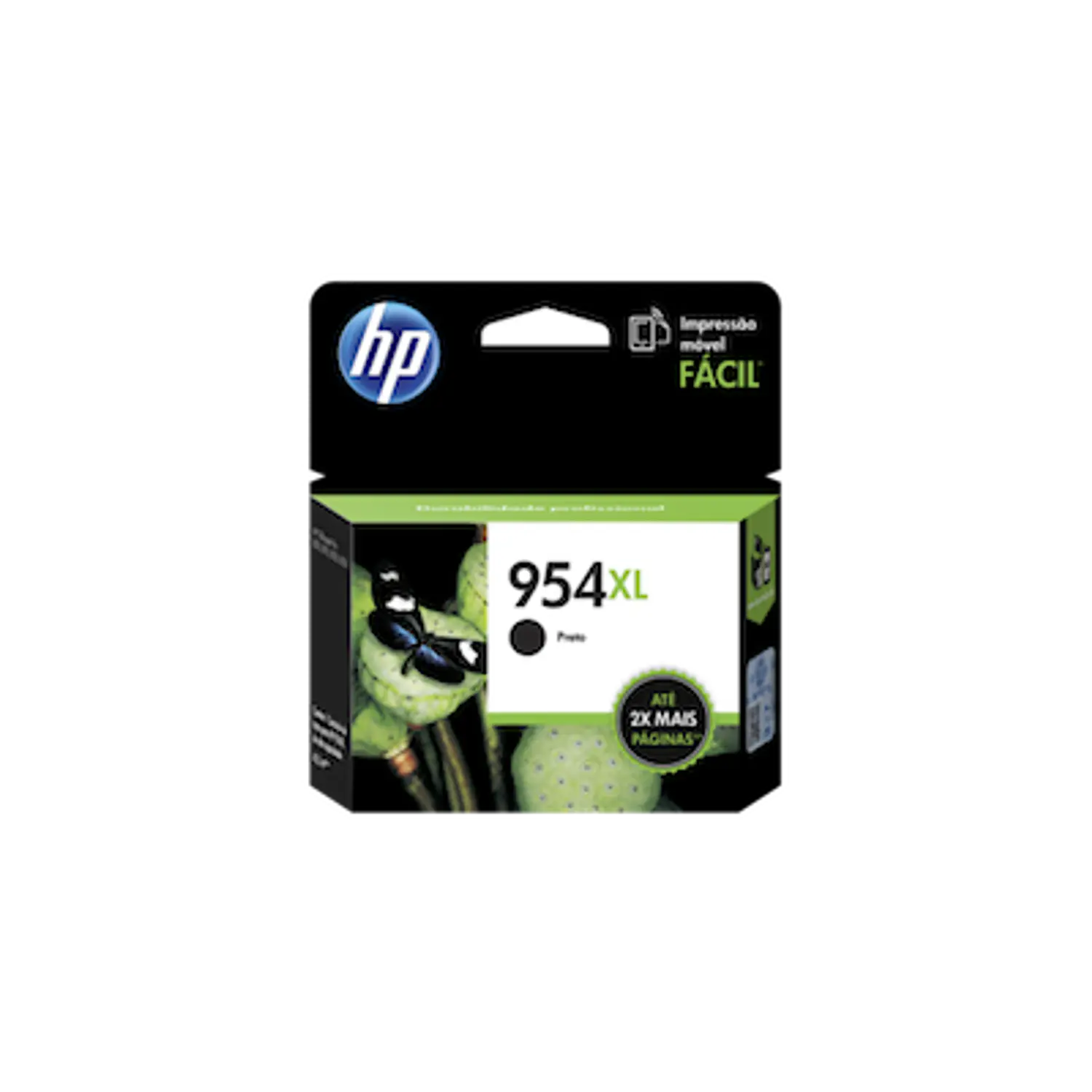 HP 954XL L0S71AL Cartucho de Tinta Negro Original, 42.5ml, 2.000 Páginas