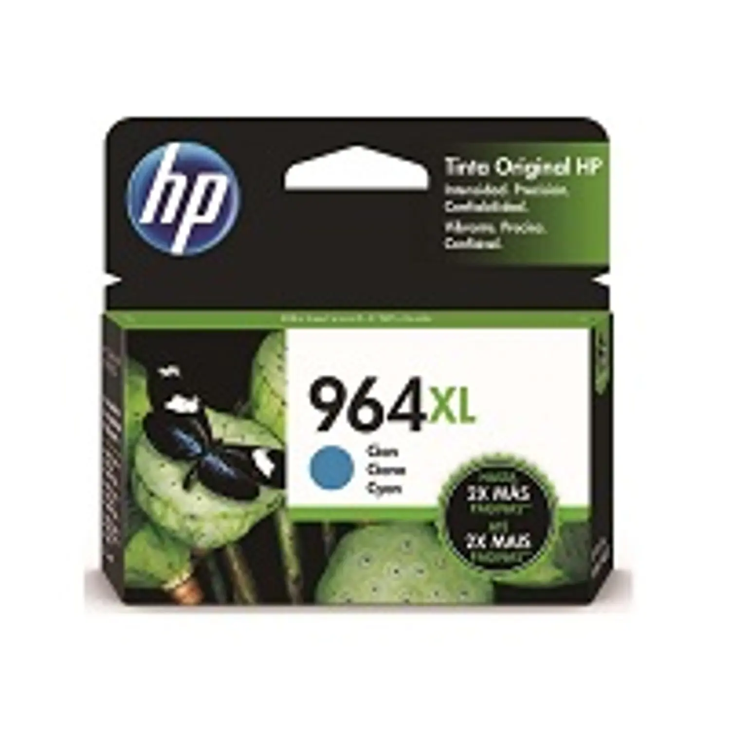 HP 964XL 3JA54AL Cartucho de Tinta Cian Original, 1.600 Páginas