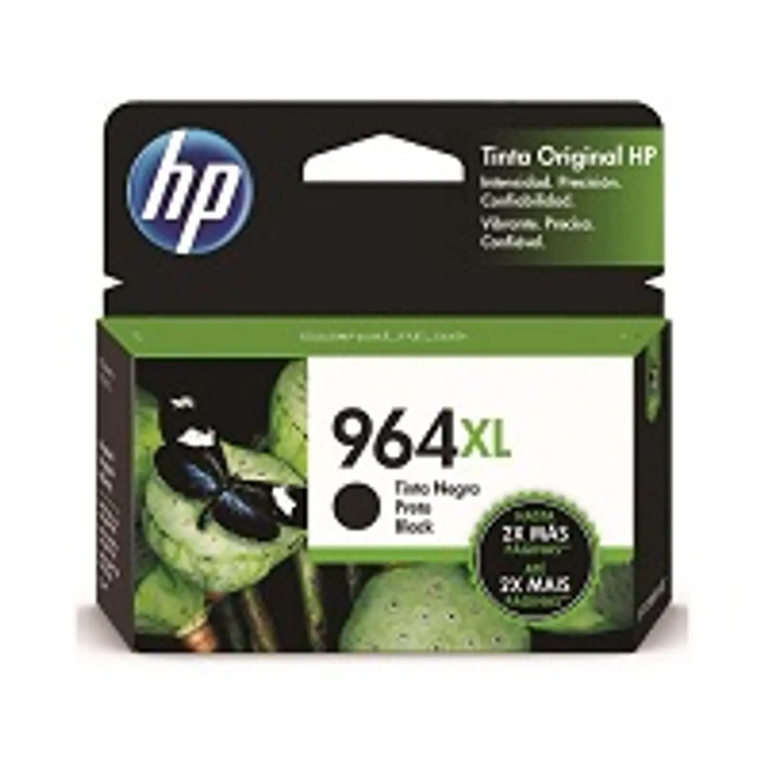 HP 964XL 3JA57AL Cartucho de Tinta Negro Original, 47.86ml, 2.000 Páginas